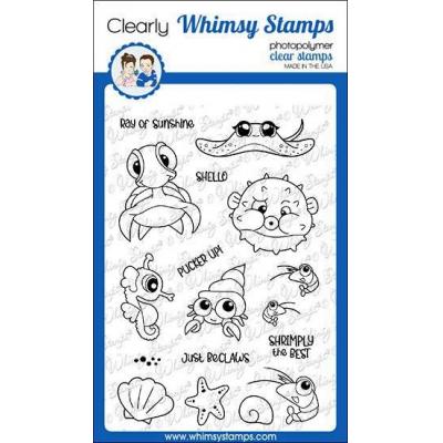 Whimsy Stamps Deb Davis Clear Stamps - Under The Sea